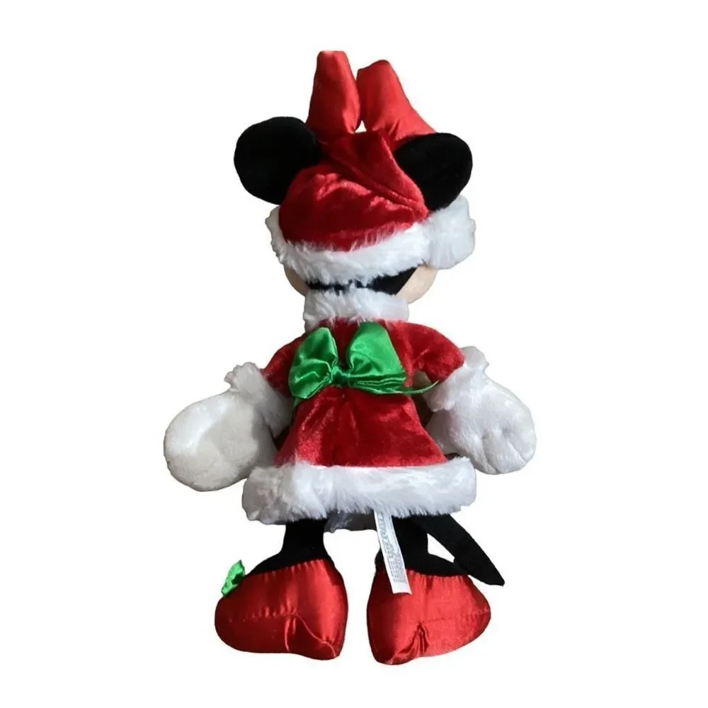 Disney Christmas Ms. Santa Minnie Mouse Stuffed Toy
